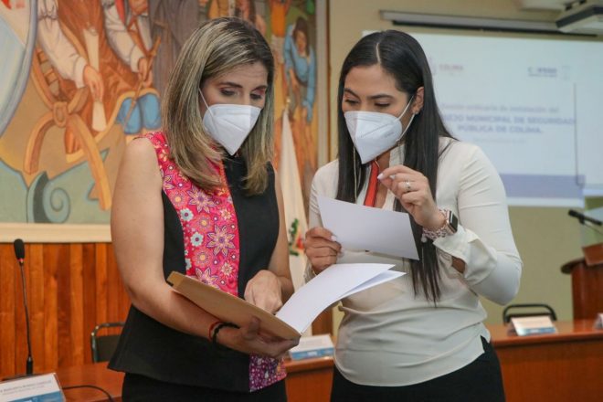 Gobernadora anuncia que buscan incluir al municipio de Colima en programa Calles Seguras para entregarle patrullas