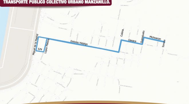Movilidad reactiva y mejora la Ruta 13 en Manzanillo, tras suspensión por la pandemia