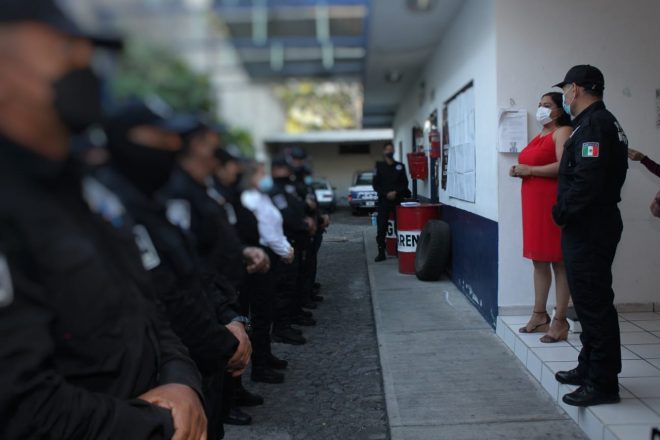 En Cuauhtémoc Alcaldesa da la bienvenida a nuevos elementos de seguridad