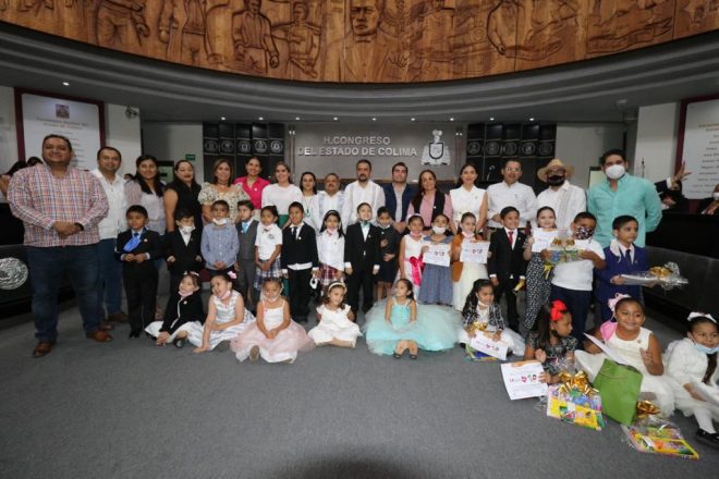 Se realizó el XIV Parlamento Infantil en Congreso del Estado de Colima