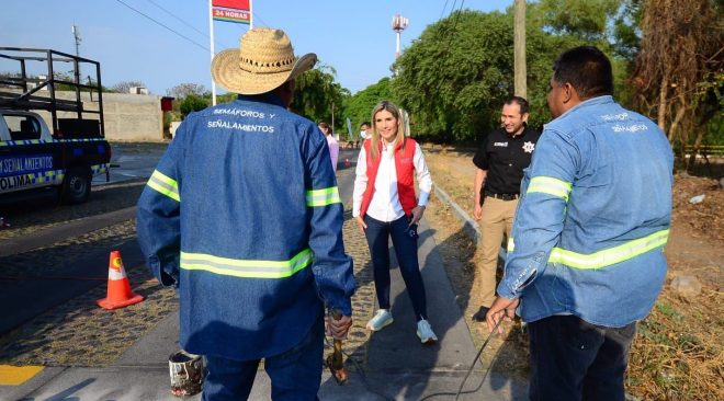 Rehabilita Ayuntamiento de Colima calles de la capital para prepararlas para la temporada de lluvias