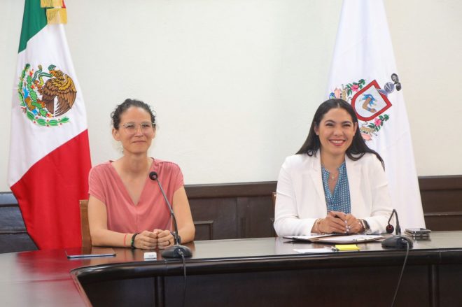 Gobernadora firmó convenio Imades-Conabio para preservar la biodiversidad en Colima