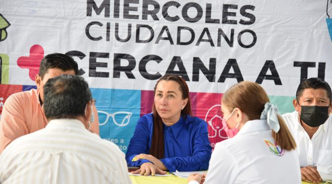 Atiende Tey Gutiérrez a 90 personas en Miércoles Ciudadano de Villas de Oro