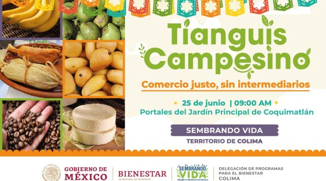 Tianguis Campesino en Coquimatlán el próximo sábado, anuncia Viridiana Valencia