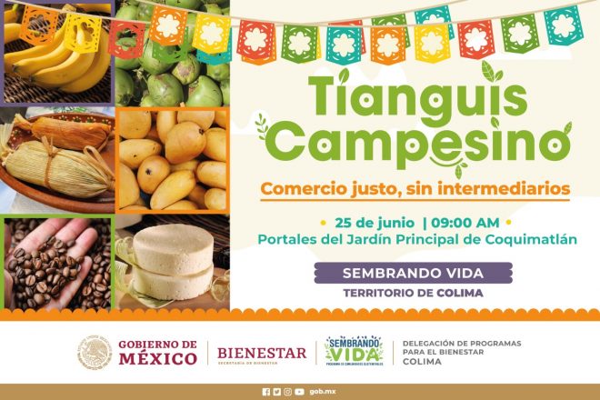 Tianguis Campesino en Coquimatlán el próximo sábado, anuncia Viridiana Valencia