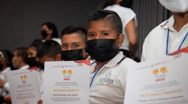 Gobernadora premia a ganadoras y ganadores de la Olimpiada del Conocimiento Infantil 2022