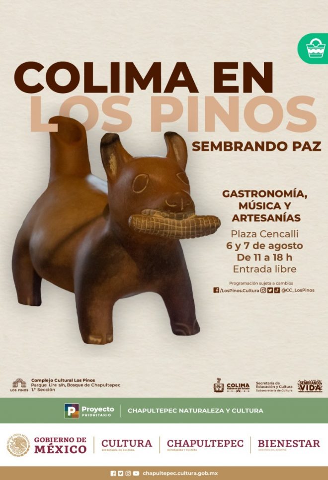 Festival “Colima en Los Pinos” se presentará 6 y 7 de agosto en la Ciudad de México