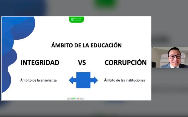 Necesario educar con integridad para combatir corrupción: Óscar Zavala