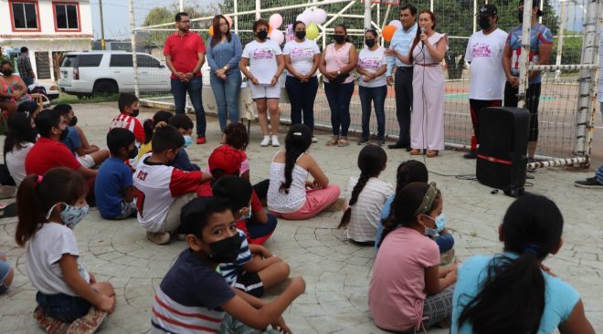 Inaugura Tey los Cursos de Verano en Tu Colonia; participan más de 500 niños