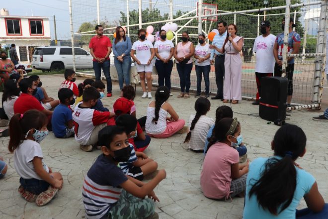 Inaugura Tey los Cursos de Verano en Tu Colonia; participan más de 500 niños