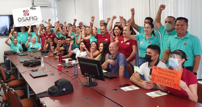 La unidad y la fuerza sindical es lo que ayudará al STSGE a superar los retos y adversidades: Martín Flores