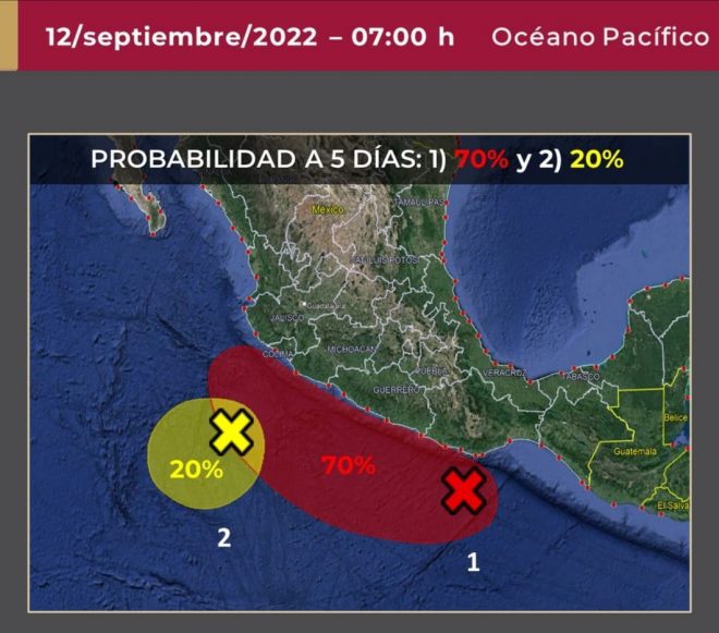 Hoy en Colima lluvias puntuales fuertes, pronostica el Servicio Meteorológico