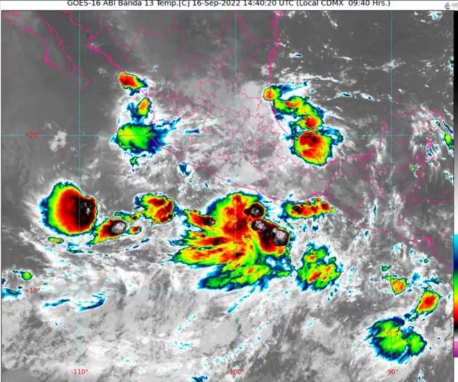 Protección Civil Colima alerta por tormenta tropical Lester en el Pacífico; generará lluvias intensas en varios estados