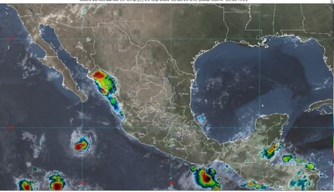 Este viernes pronostican lluvias fuertes en Colima y otros estados más