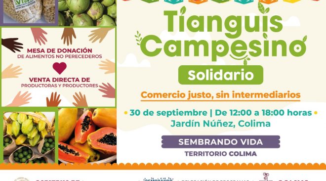 Sembrando Vida instalará Tianguis Campesino Solidario en el Jardín Núñez: Viridiana Valencia
