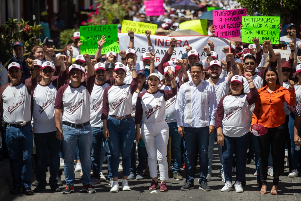 Participan Viridiana Valencia y trabajadores de Bienestar Colima en