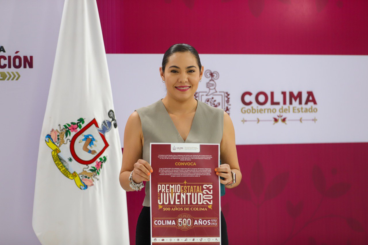 Gobernadora de Colima presenta la convocatoria del Premio Estatal de la