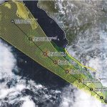 Colima en semáforo verde (peligro bajo) por trayectoria de la tormenta tropical ‘Flossie’