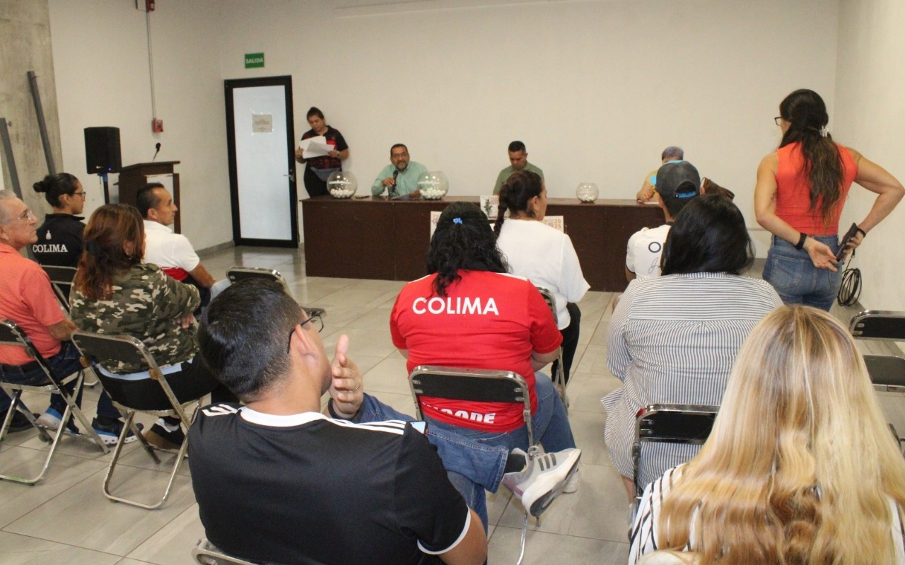 Incode realiza insaculación del Jurado Calificador del Premio Estatal del Deporte Colima 2025