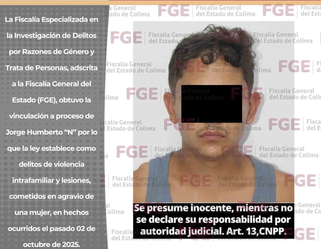 Hombre es vinculado a proceso por v10l3ncia intr4familiar y l3siones
