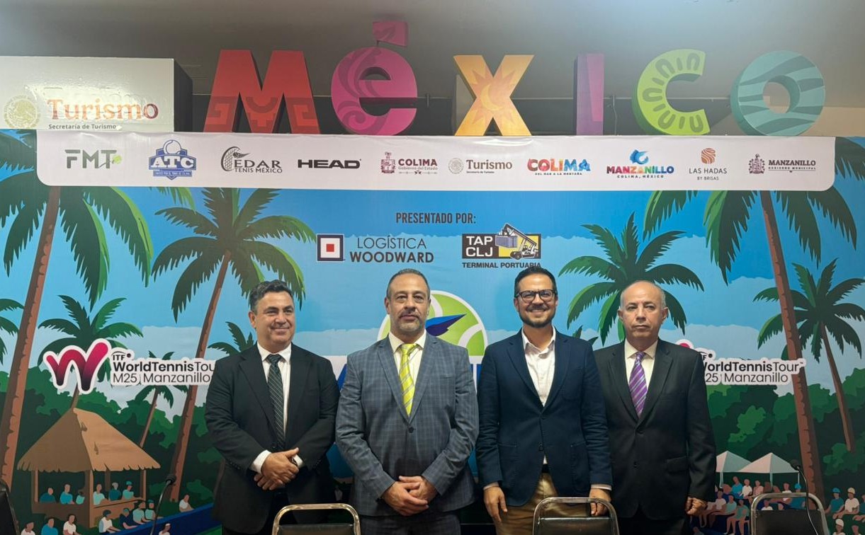 Turismo Colima presenta en CDMX el Manzanillo Open 2025 de tenis