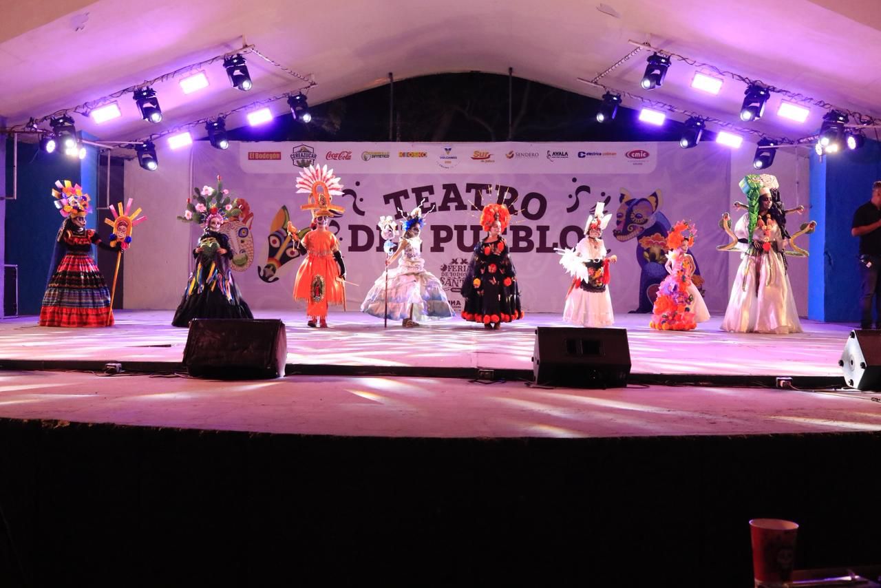 Celebran talento y tradición en Concurso de Catrinas de la Feria de Colima 2025