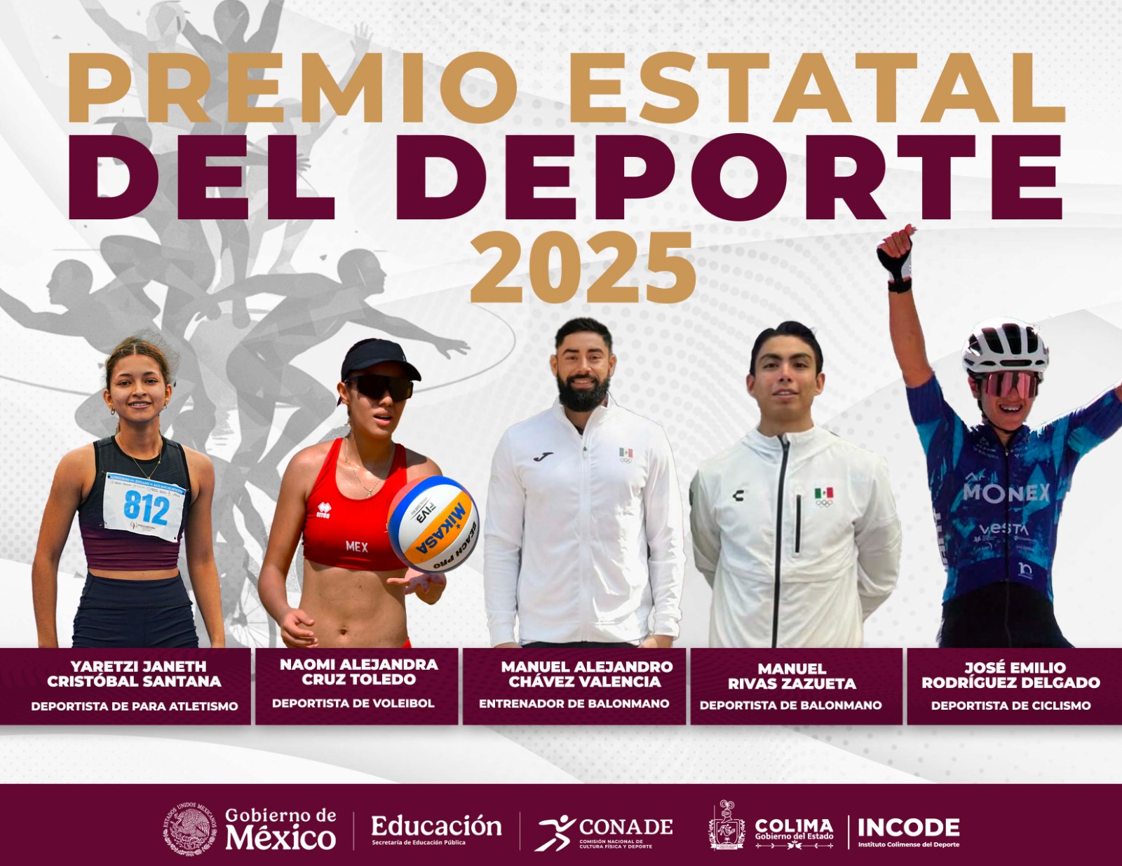 Se reprograma la ceremonia de entrega del Premio Estatal del Deporte