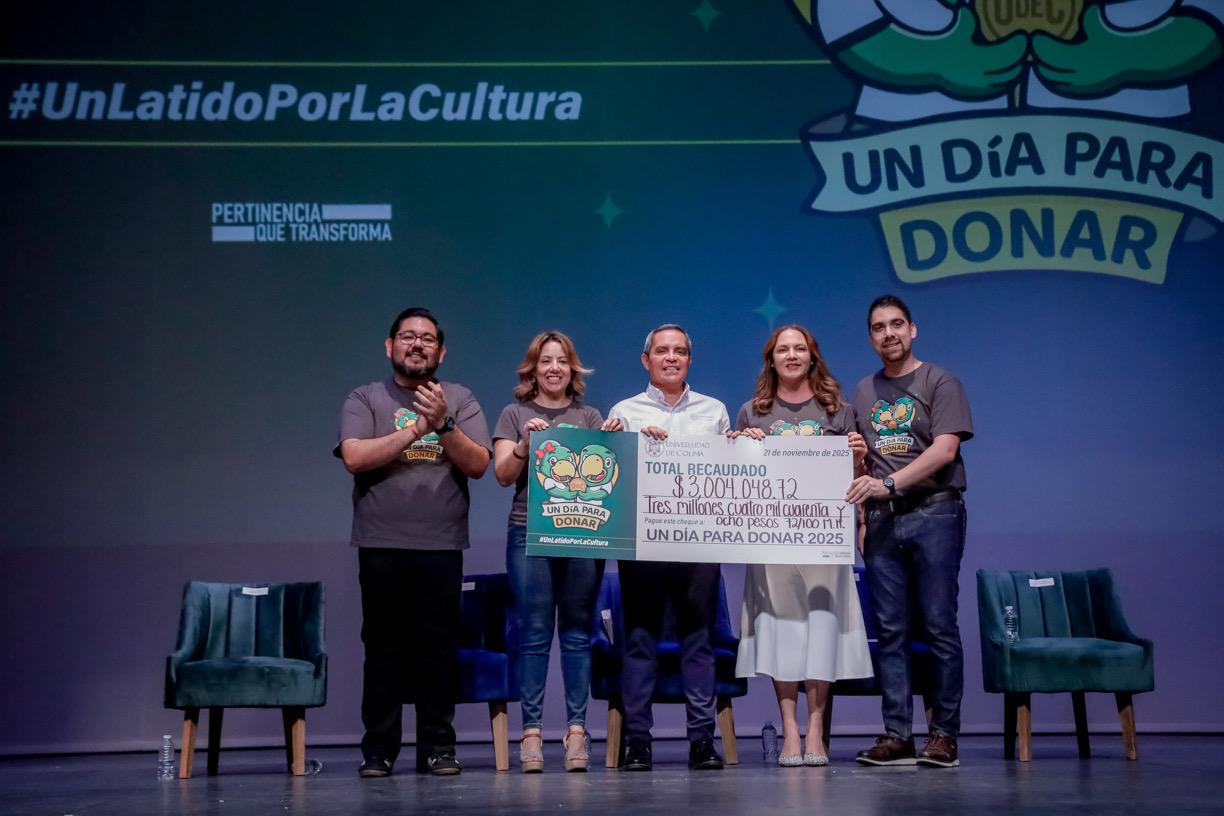 Rebasa UdeC la meta de 1 millón y medio de pesos en campaña “Un día para donar”, en su segunda edición