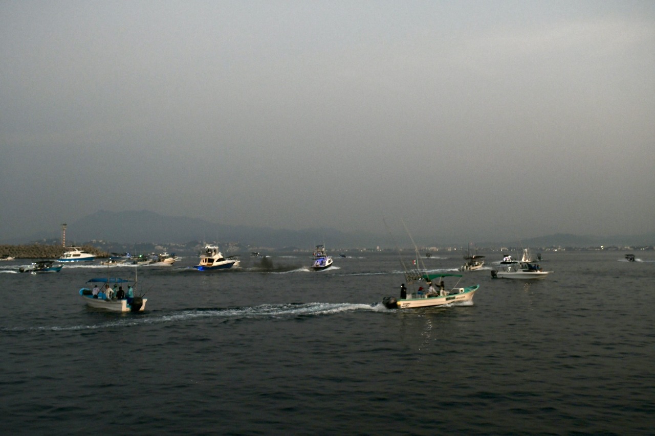 Con 77 embarcaciones arrancó este viernes el Torneo Internacional de Pesca