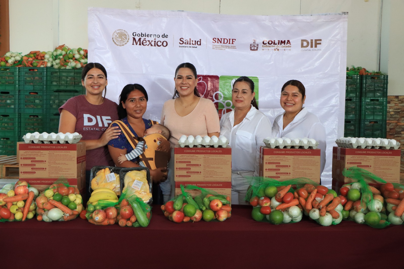 DIF Estatal Colima fortalece la alimentación de familias vulnerables en esta temporada decembrina