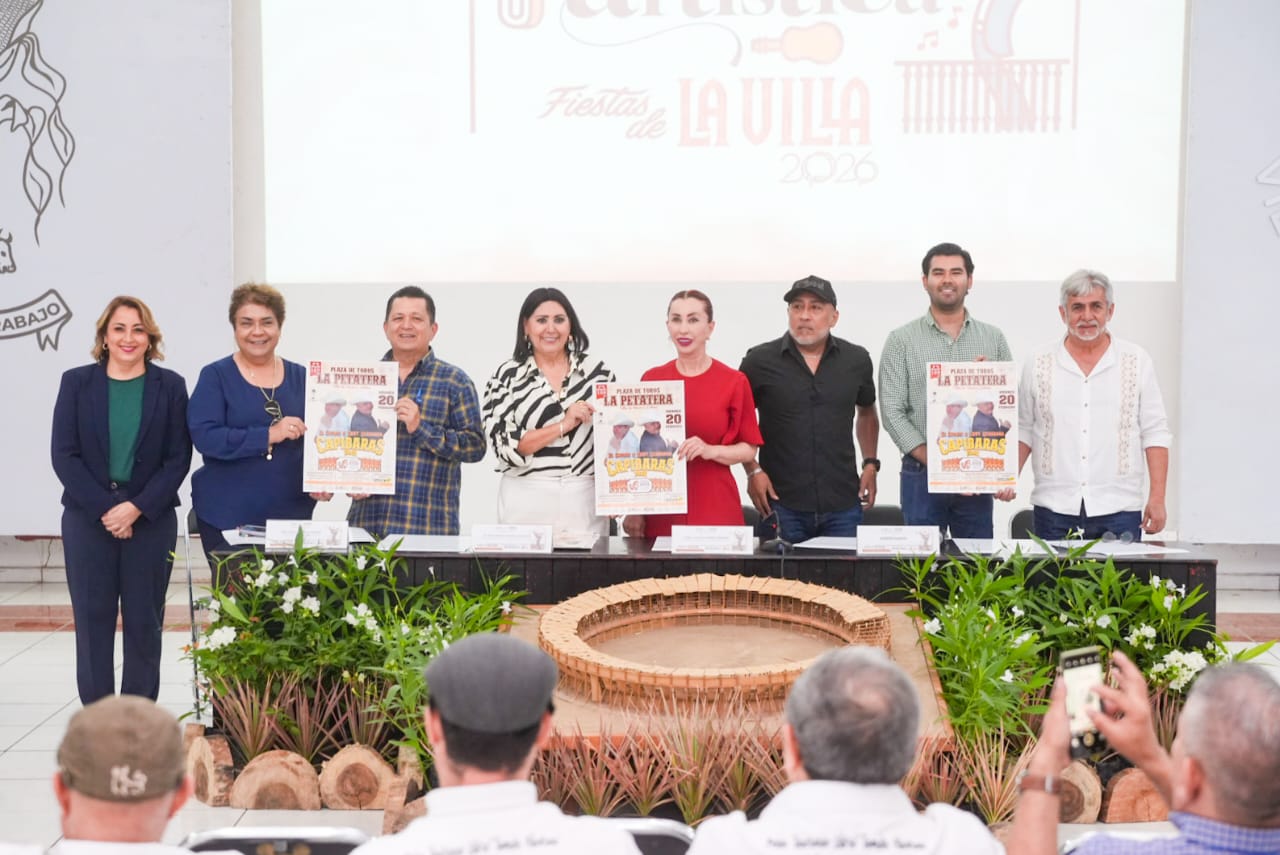 Presentan cartelera artística de La Petatera para las Fiestas de Villa de Álvarez 2026