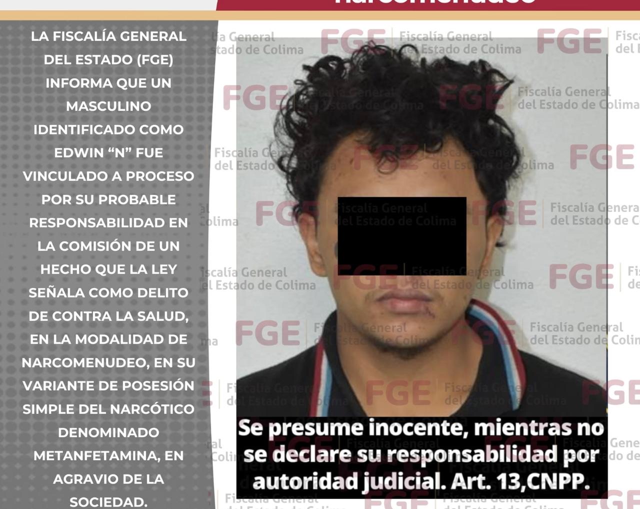 Fiscalía logra vinculación a proceso por d3lito contra la salud en modalidad de n4rcom3nudeo
