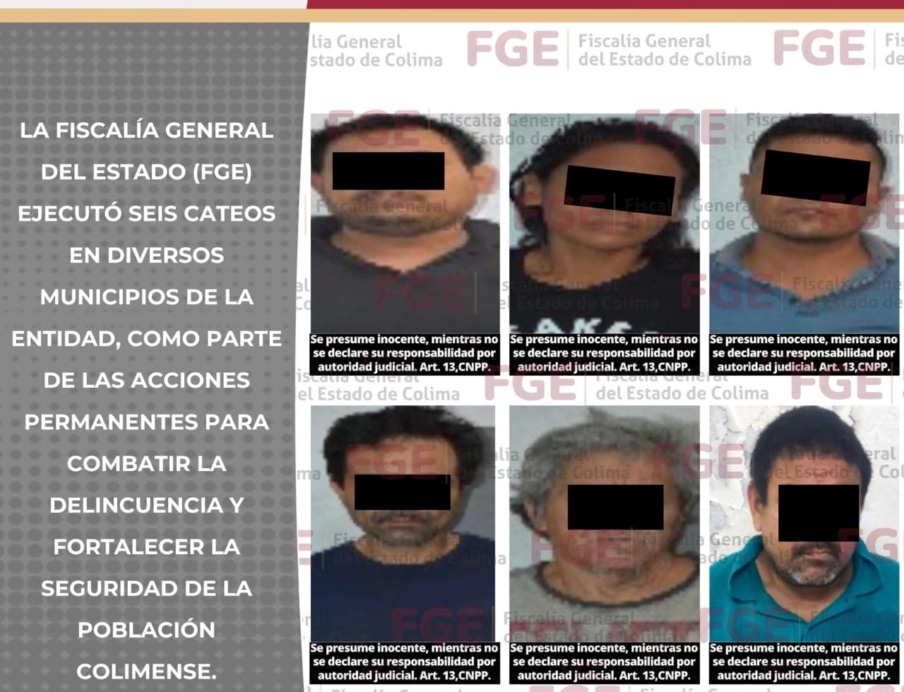 Localizan cuerpo sin vida, decomisan n4rcót1co y detienen a seis personas por d3l1tos contra la salud