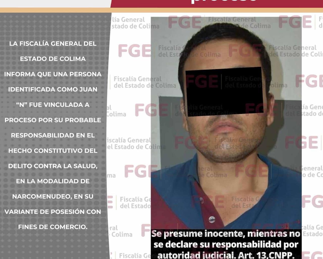 Detenido con 50 d0sis de “IC3” es vinculado a proceso
