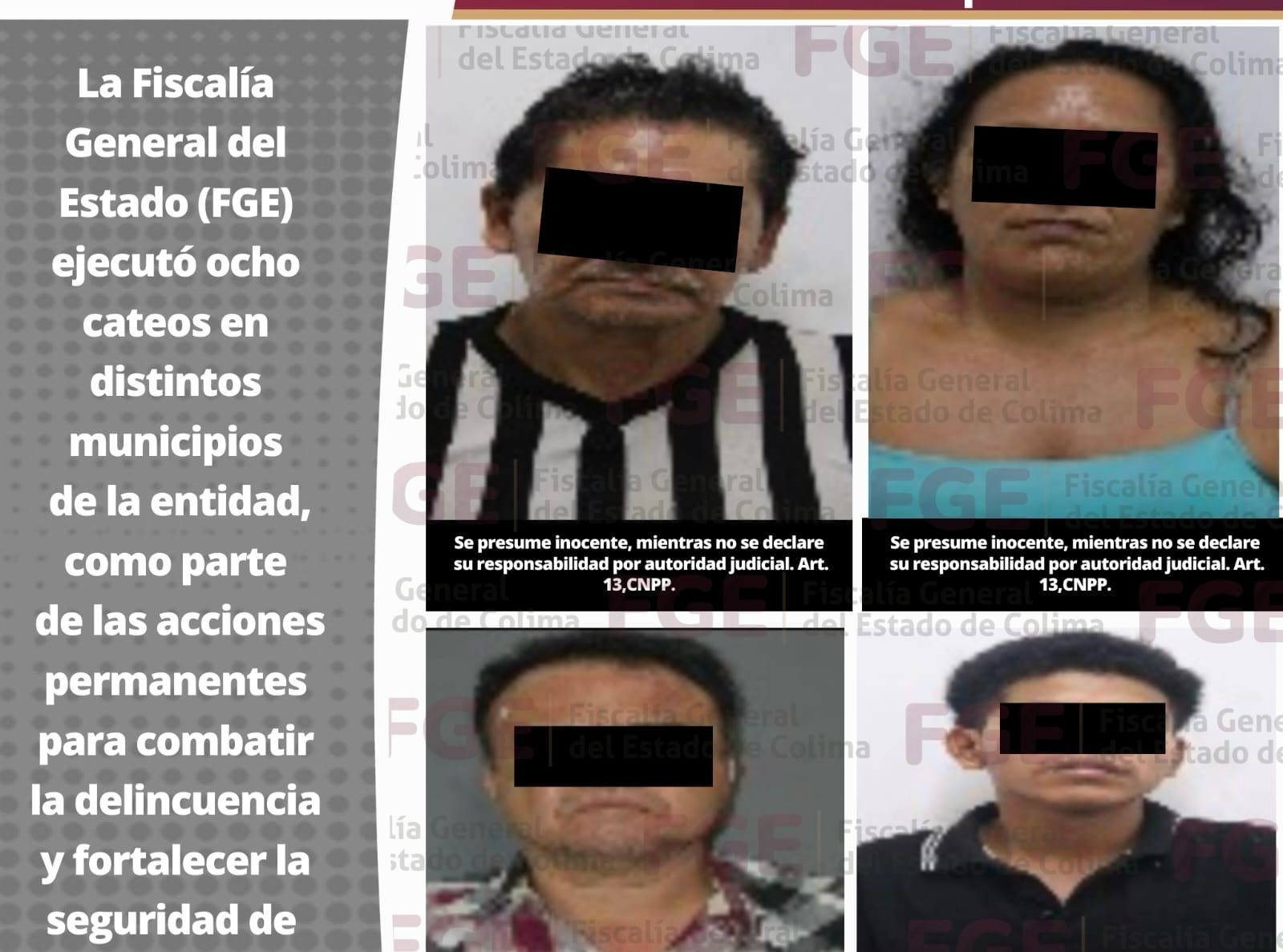 Aseguran vehículo, motocicleta y n4rcQtico; además, detienen a cuatro personas