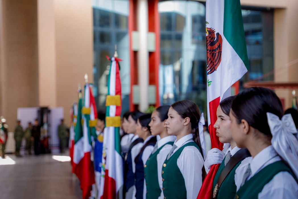UdeC, presente en la ceremonia estatal por el Día de la Bandera