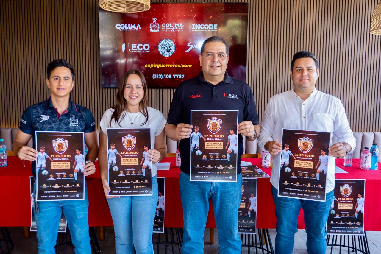 Colima será sede de la Copa Guerreros 2026, torneo nacional de futbol infantil y juvenil