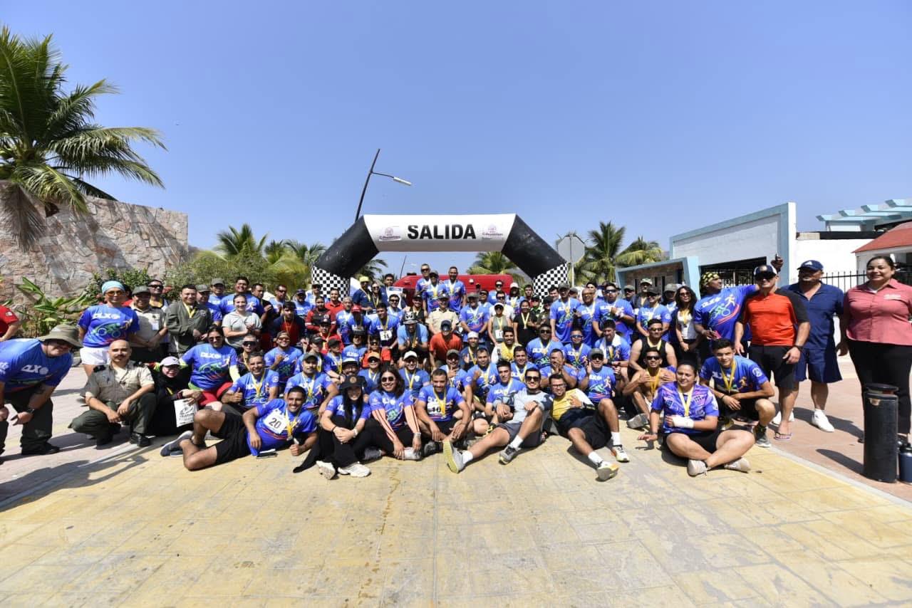 Obtiene UEPC Colima primer lugar en natación y ciclismo de montaña en el Triatlón Bomberil de Cuastecomates