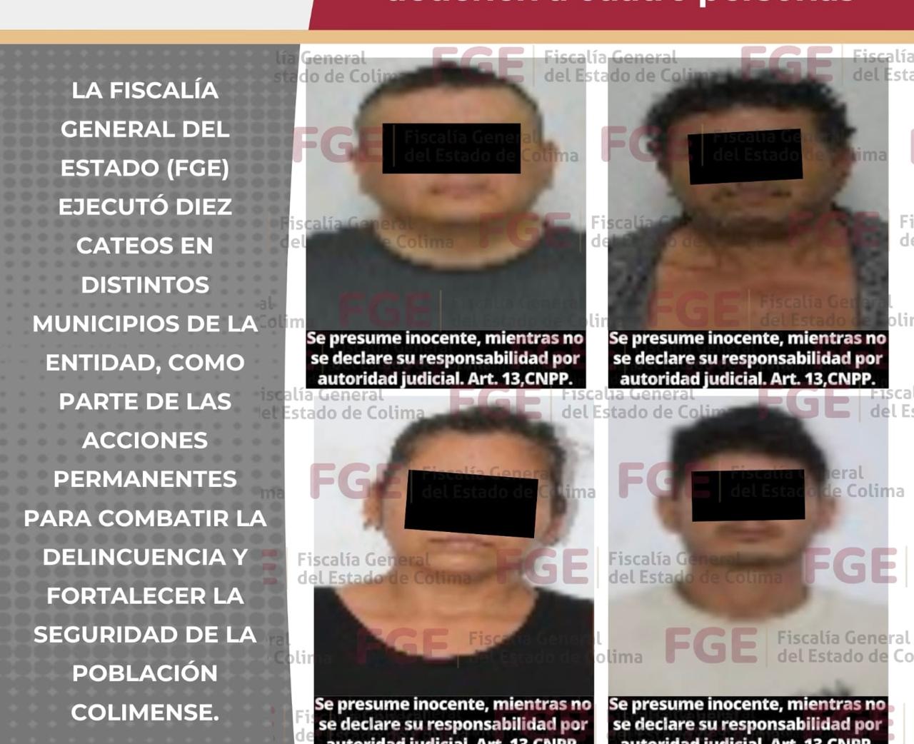Aseguran envoltorios con IC3 y f3nt4n1lo, además, detienen a cuatro personas
