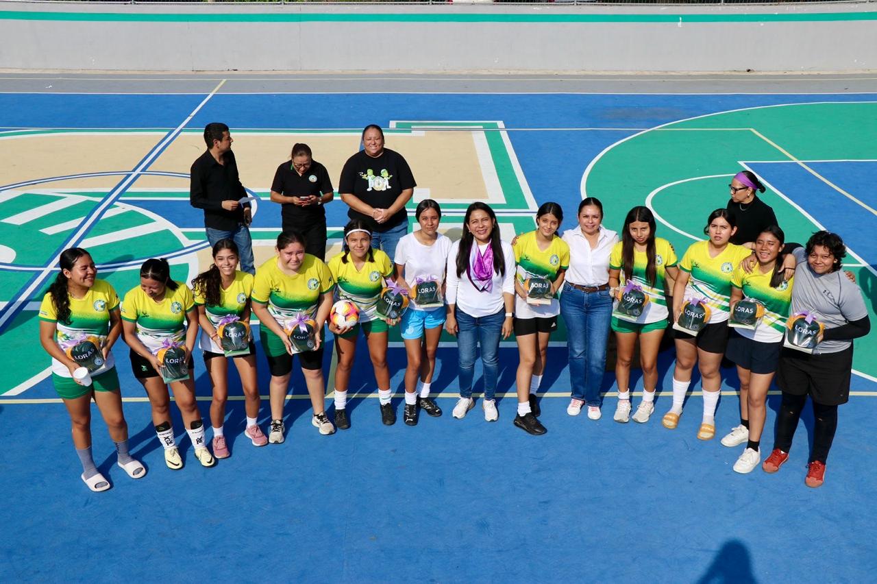 Fomentan la equidad con cuadrangular femenil, en Campus El Naranjo