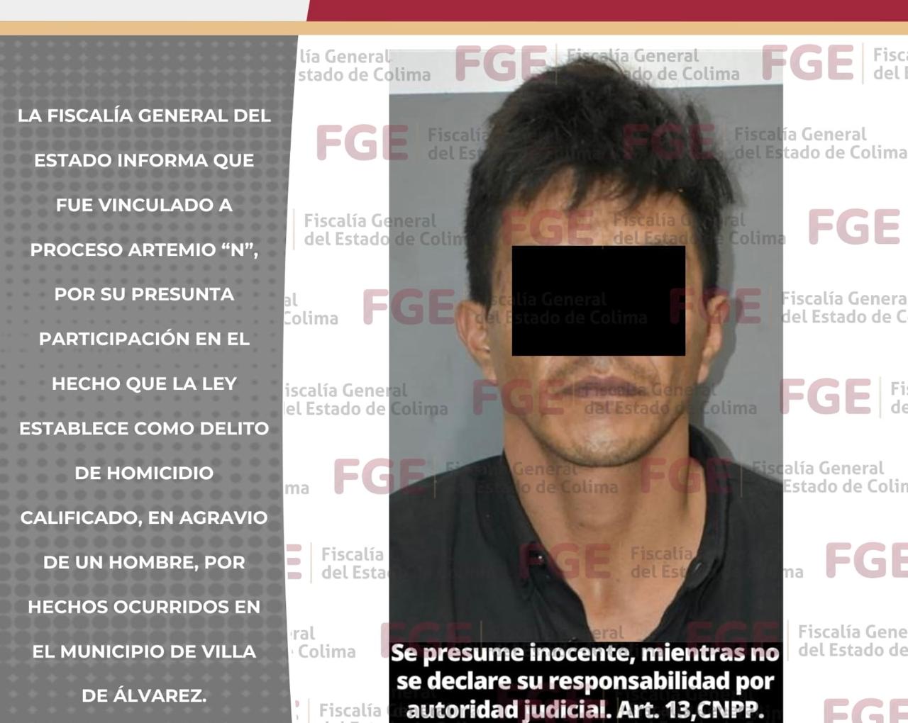 La FGE logra vinculación a proceso de hombre por h0m1c1dio calificado