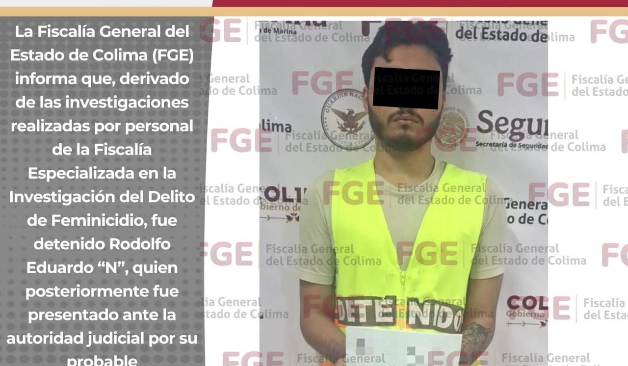 FGE logra detención y vinculación a proceso de un hombre por su probable responsabilidad en f3m1n1c1dio