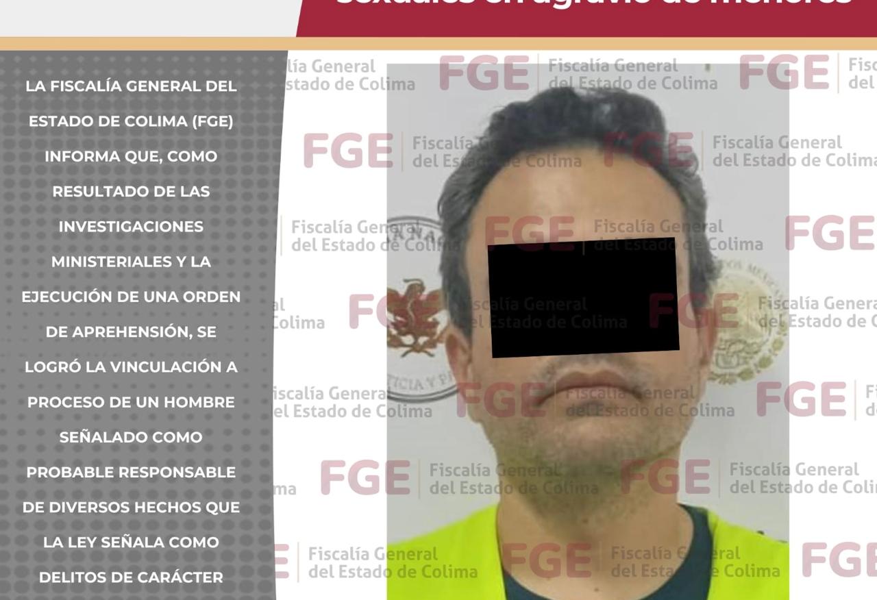 FGE obtiene la vinculación a proceso de hombre por d3l1t0s s3xu@l3s en @gr@vio de m3n0r3s