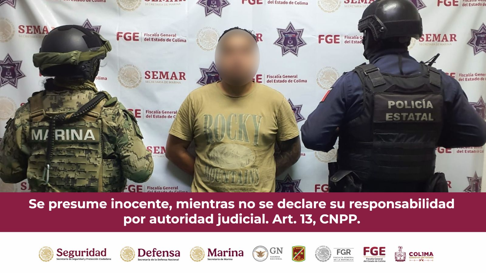 SSPC y Marina detienen a generador de v10l3ncia en Manzanillo; contaba con orden de aprehensión