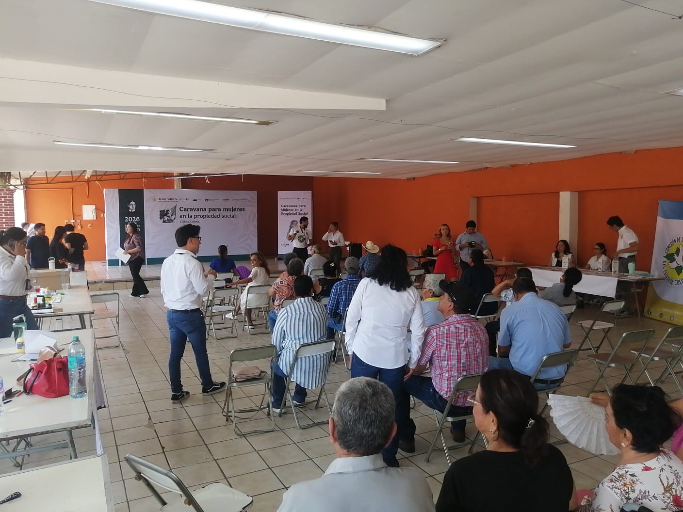 Conagua participa en la Primera Caravana para las Mujeres en el ejido Tepames