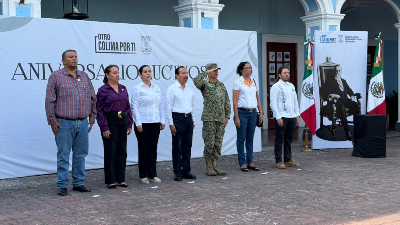 El Ayuntamiento de Colima, rinde homenaje al Gral. V. Carranza, en el 106 aniversario luctuoso