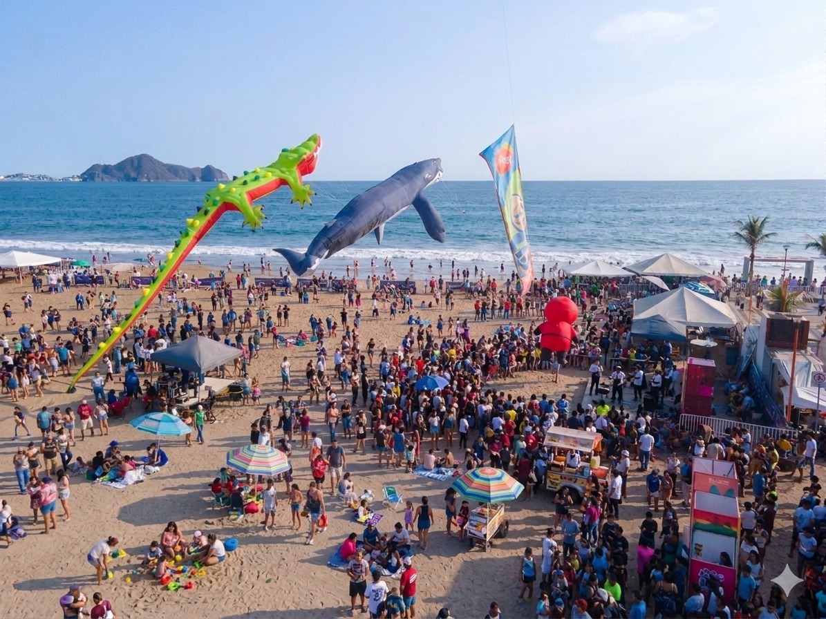 Subsectur invita a disfrutar papalotes gigantes, música y gastronomía  en el Festival Costero 2026, en Cuyutlán y Manzanillo