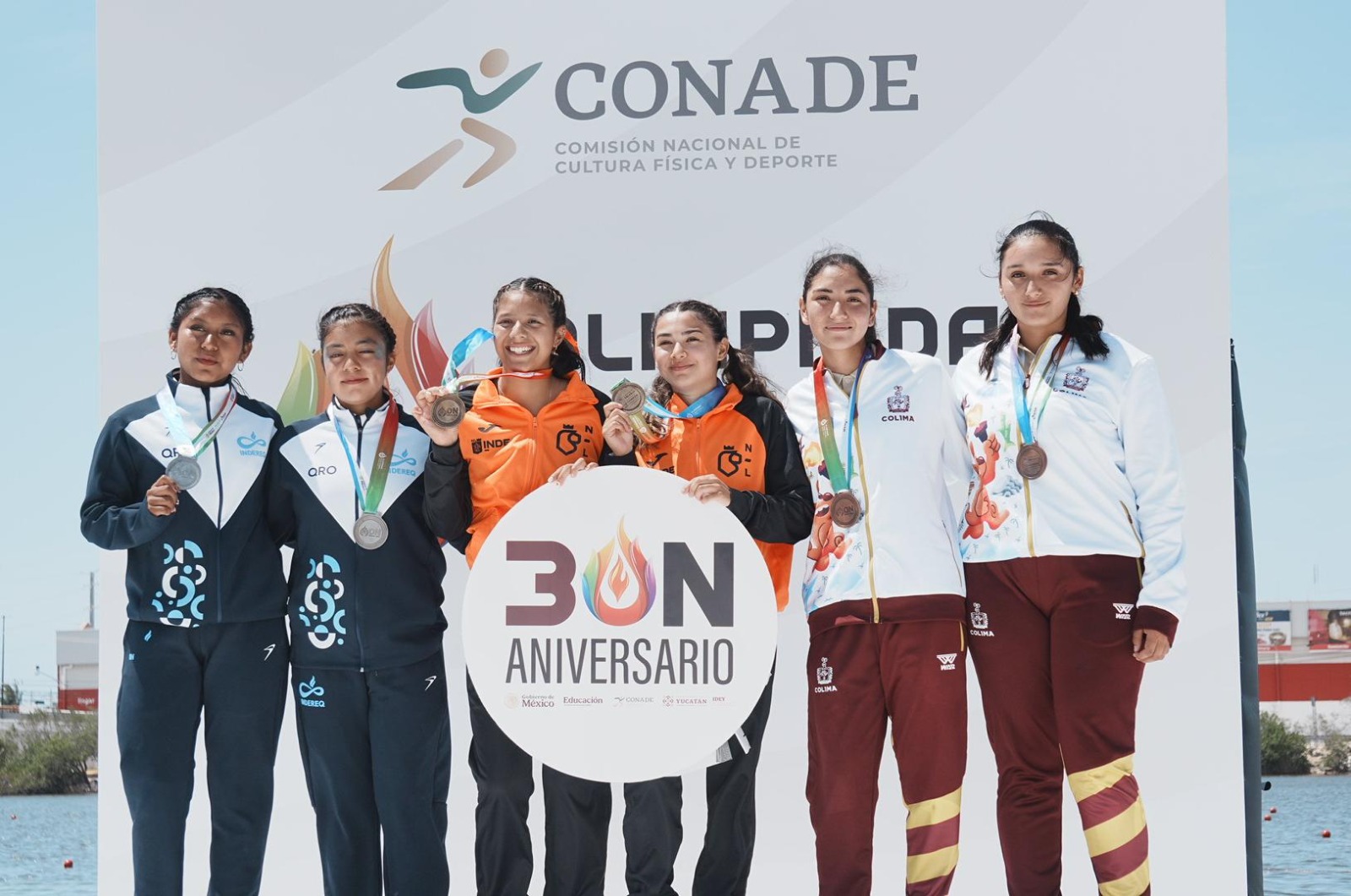 Bronce histórico para Colima al debutar en canotaje de la Olimpiada Nacional Conade 2026