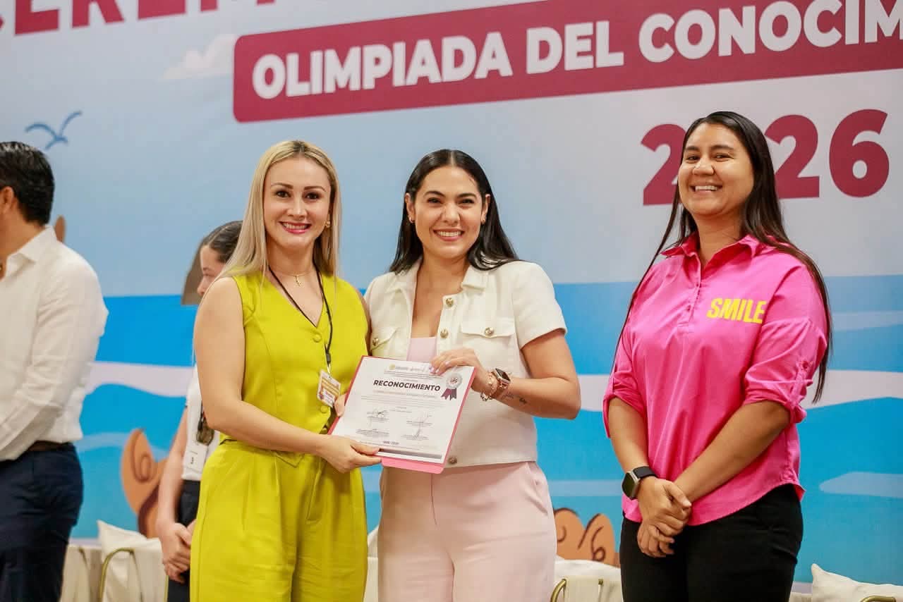 Reconoce gobernadora Indira Vizcaíno a 75 estudiantes que destacaron en Olimpiada del Conocimiento Infantil