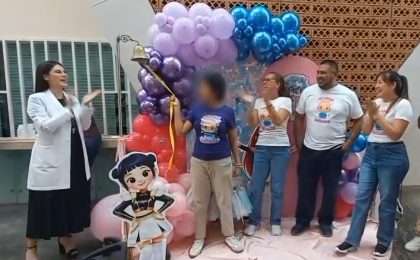 Comparte IMSS Colima un mensaje de esperanza con el toque de la Campana por Ainara